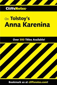 CliffsNotes on Tolstoy's Anna Karenina_cover