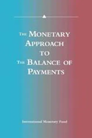 The Monetary Approach to the Balance of Payments : A Collection of Research Papers by Members of the Staff of the International Monetary Fund