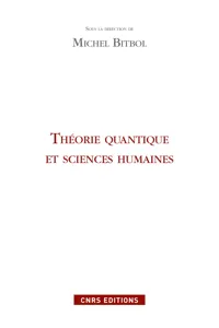 Théorie quantique et sciences humaines_cover