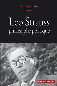 Leo Strauss philosophe politique_cover