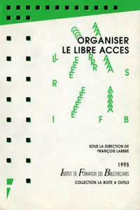 Organiser le libre accès_cover