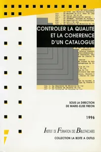 Contrôler la qualité et la cohérence d'un catalogue_cover