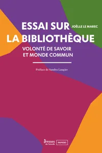 Essai sur la bibliothèque_cover