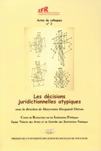 Les décisions juridictionnelles atypiques_cover