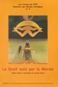 Le Droit saisi par la Morale_cover