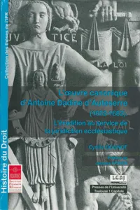 L'œuvre canonique d'Antoine Dadine d'Auteserre_cover