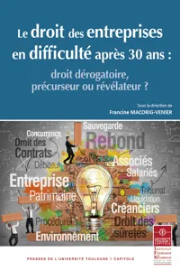 Le droit des entreprises en difficulté après 30 ans_cover