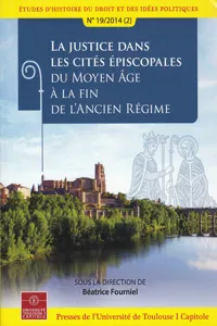 La justice dans les cités épiscopales_cover