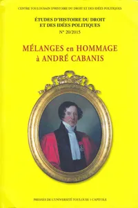 Mélanges en hommage à André Cabanis_cover