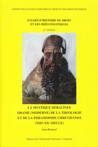 La mystique déracinée. Drame de la théologie et de la philosophie chrétiennes_cover