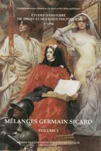 Mélanges Germain Sicard_cover