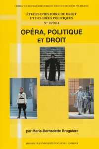 Opéra, politique et droit_cover