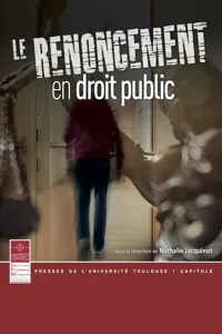 Le renoncement en droit public_cover