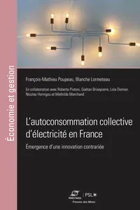 L'autoconsommation collective d'électricité en France_cover
