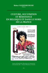 Culture, occupation et résistance en Belgique et dans le nord de la France_cover