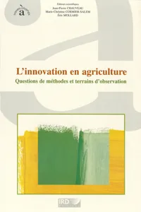 L'innovation en agriculture_cover