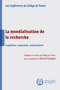 La mondialisation de la recherche_cover