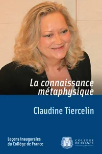 La connaissance métaphysique_cover