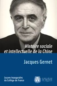 Histoire sociale et intellectuelle de la Chine_cover