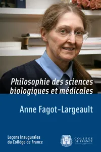 Philosophie des sciences biologiques et médicales_cover