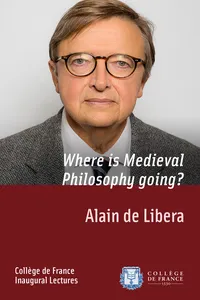 Where is Medieval Philosophy going?_cover