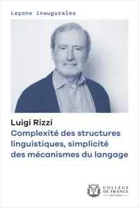 Complexité des structures linguistiques, simplicité des mécanismes du langage_cover