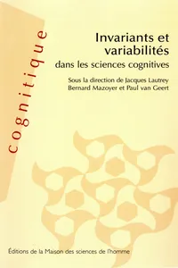 Invariants et variabilités dans les sciences cognitives_cover