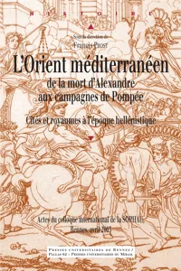 L'Orient méditerranéen de la mort d'Alexandre aux campagnes de Pompée_cover