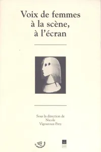 Voix de femmes à la scène, à l'écran_cover