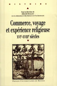 Commerce, voyage et expérience religieuse_cover