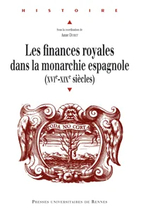 Les finances royales dans la monarchie espagnole_cover