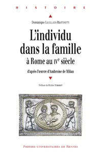 L'individu dans la famille à Rome au ive siècle_cover