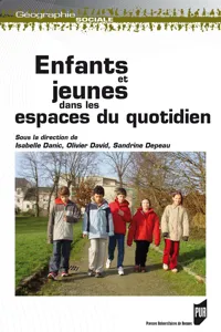 Enfants et jeunes dans les espaces du quotidien_cover