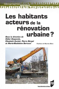 Les habitants : acteurs de la rénovation urbaine ?_cover