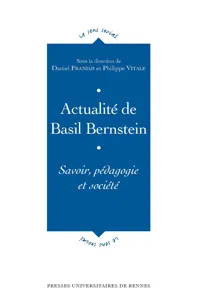 Actualité de Basil Bernstein_cover