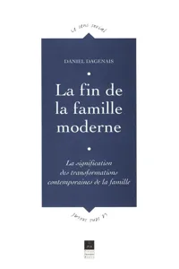 La fin de la famille moderne_cover