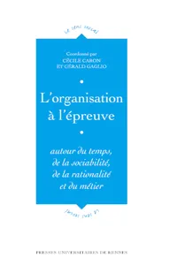 L'organisation à l'épreuve_cover