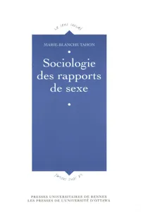 Sociologie des rapports de sexe_cover