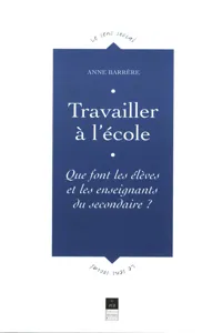 Travailler à l'école_cover