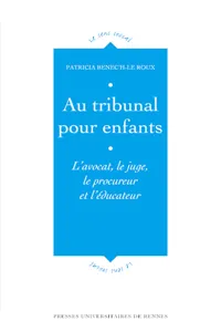 Au tribunal pour enfants_cover