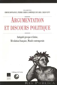 Argumentation et discours politique_cover