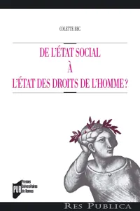 De l'état social à l'état des droits de l'homme ?_cover