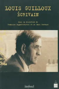 Louis Guilloux, écrivain_cover