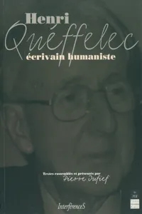 Henri Queffélec, écrivain humaniste_cover