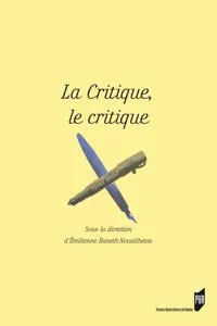 La critique, le critique_cover