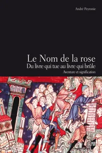 Le Nom de la rose, du livre qui tue au livre qui brûle_cover