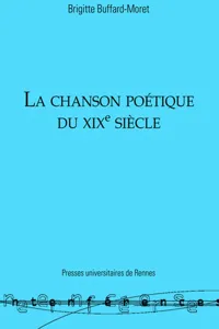 La chanson poétique du XIXe siècle_cover