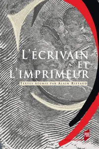 L'écrivain et l'imprimeur_cover