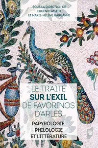 Le traité Sur l'exil de Favorinos d'Arles_cover