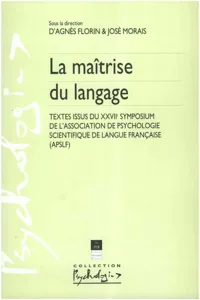 La maîtrise du langage_cover